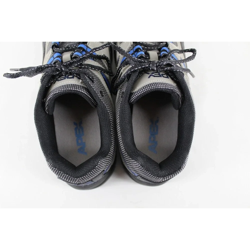 APEX V753M‎ Men's Sierra Hiking Shoes Gray Black Hiker 8.5 US X-Wide